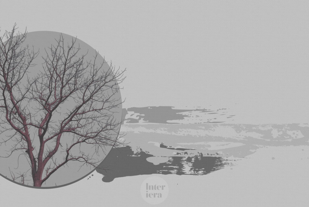 circle tree grey - projekt autorski Interiera