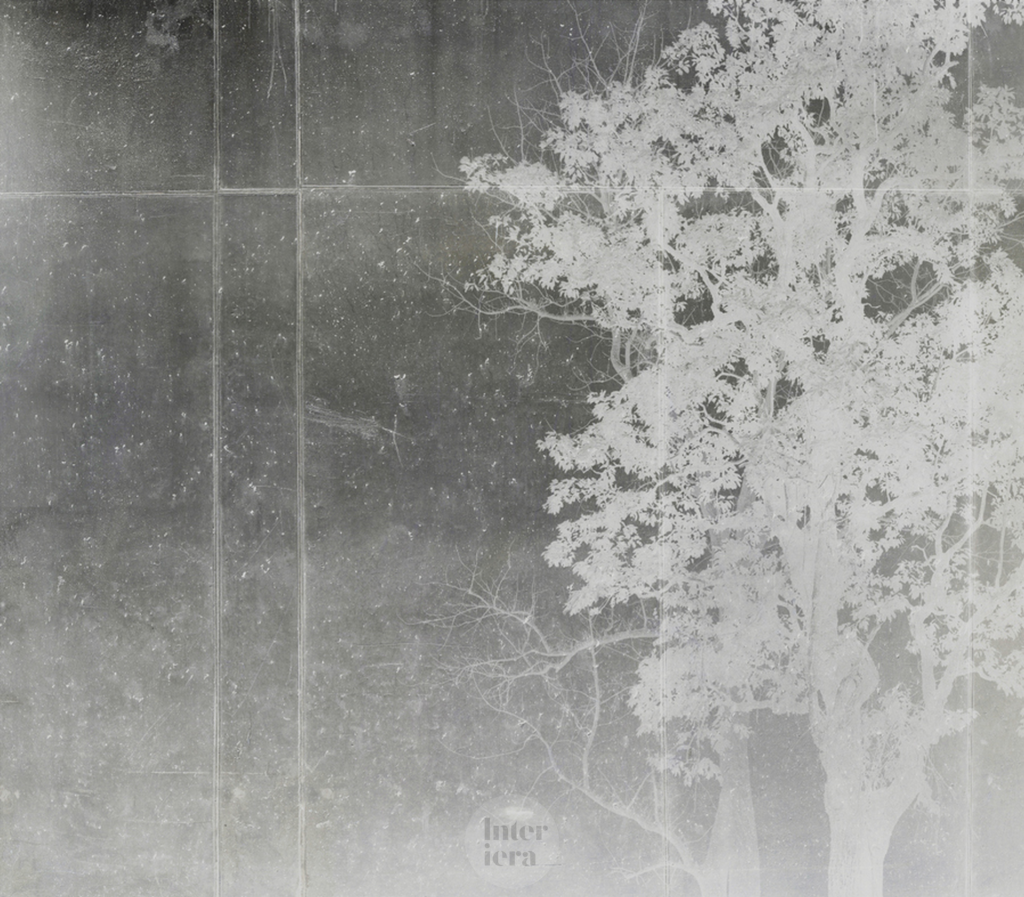 concrete tree negative b - projekt autorski Interiera