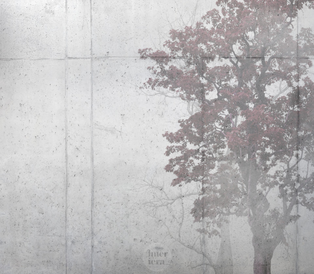 concrete tree pink b - projekt autorski Interiera